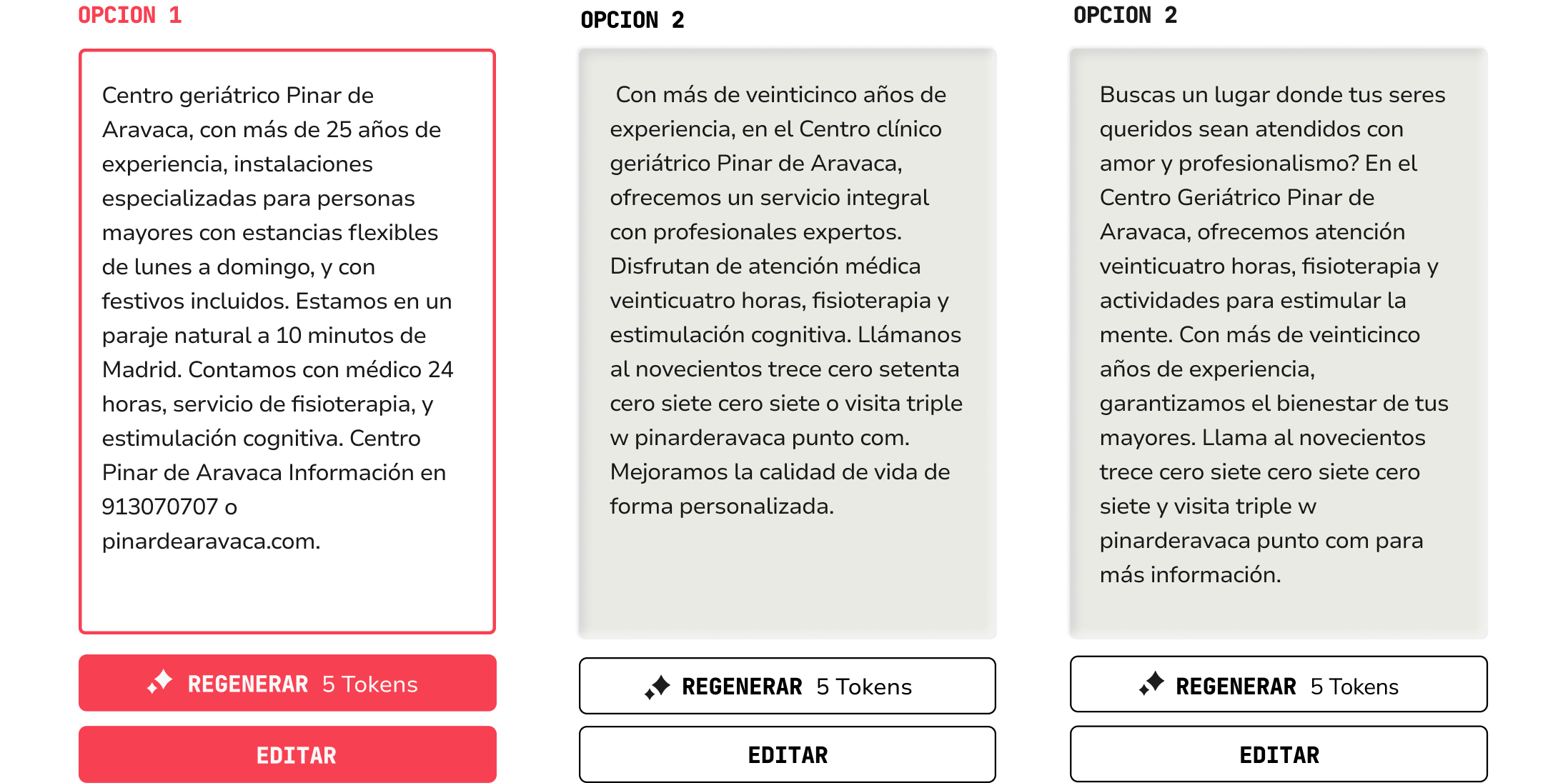 Paso 1: crea el texto con IA